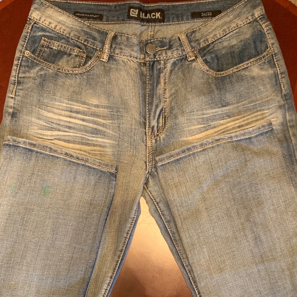 Men’s  34/32 BUCKLE Black jeans